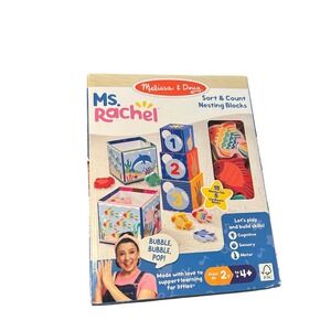 Melissa & Doug Ms. Rachel Sort & Count Nesting Blocks